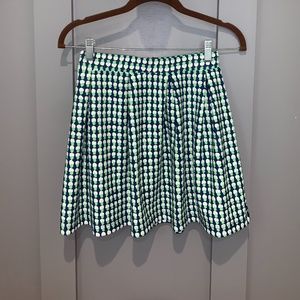 Soprano Printed Pleated Skater Skirt